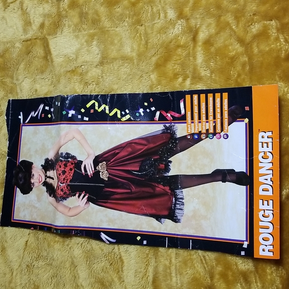 Costume, Rouge Dancer . Adults size 8 - Picture 5 of 5